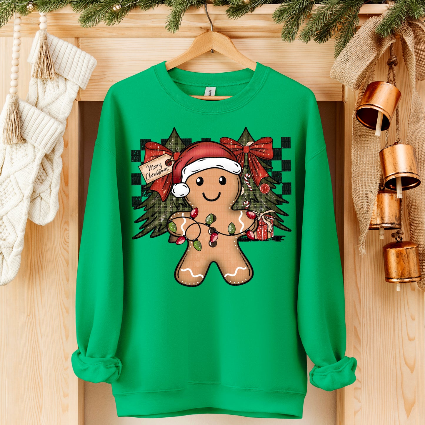 Christmas Gingerbread- DTF Transfer