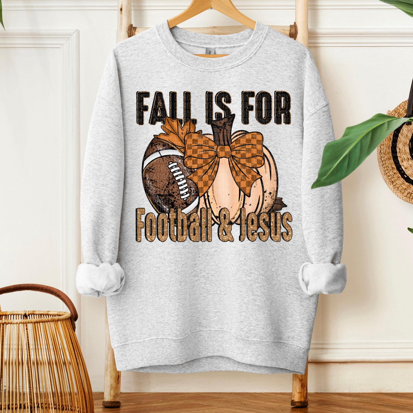 Fall is for football & Jesus- DTF Transfer