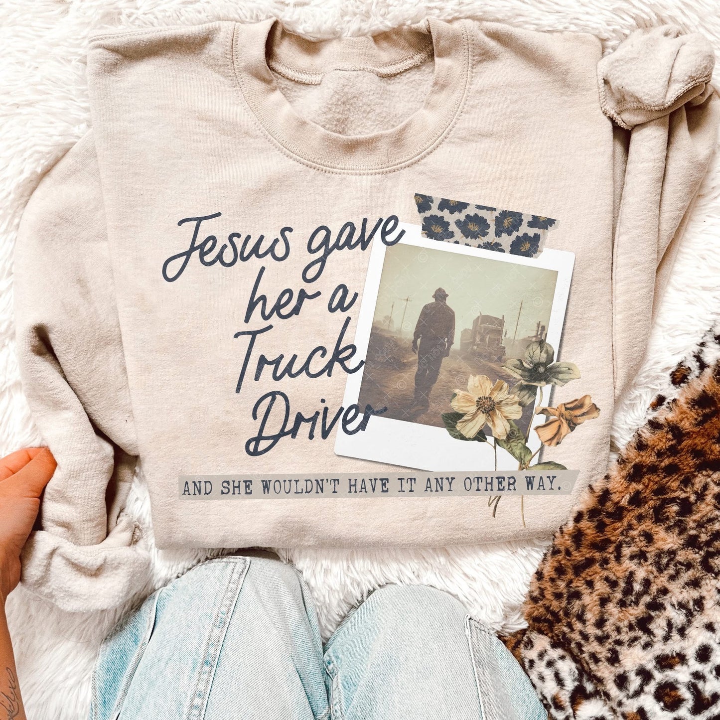 Jesus gave her a ........DTF Transfer - WITHOUT CUSTOM PHOTO