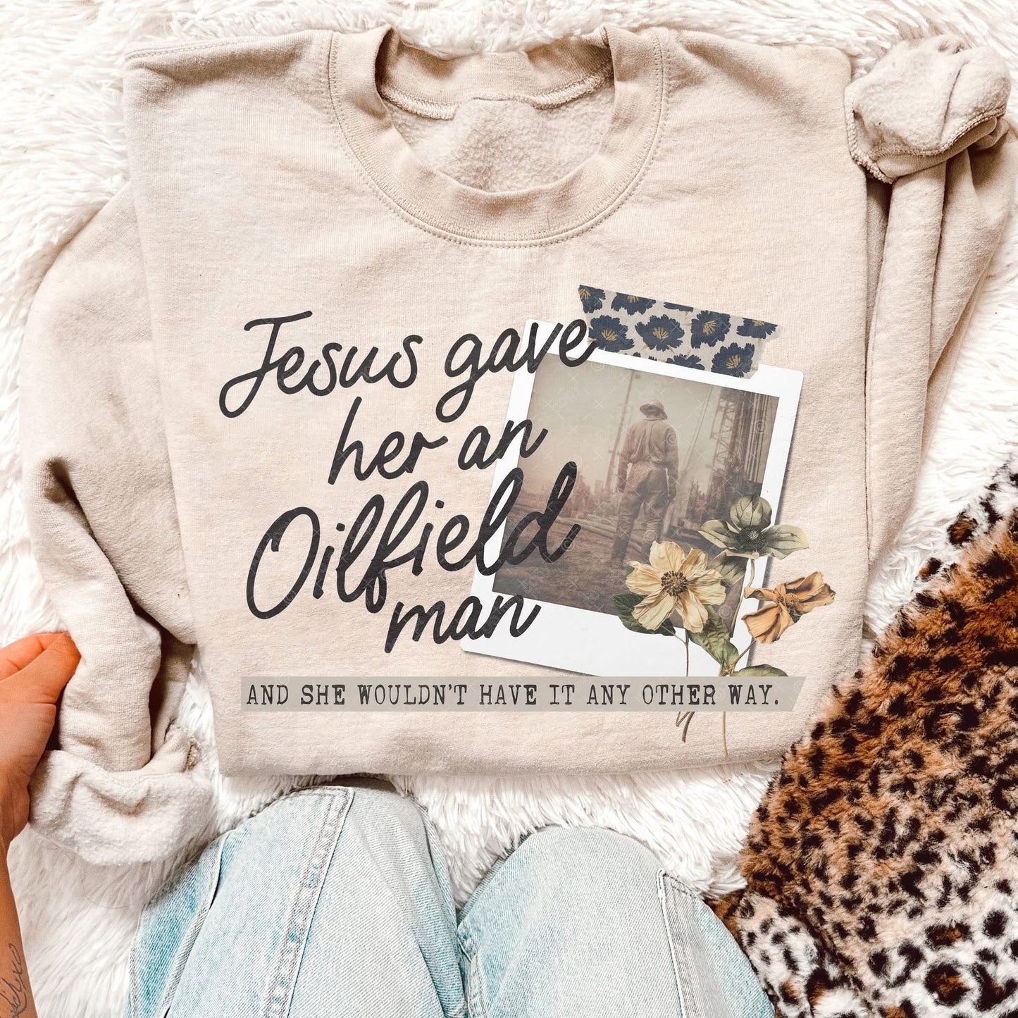 Jesus gave her a ........DTF Transfer - WITH CUSTOM PHOTO Part2