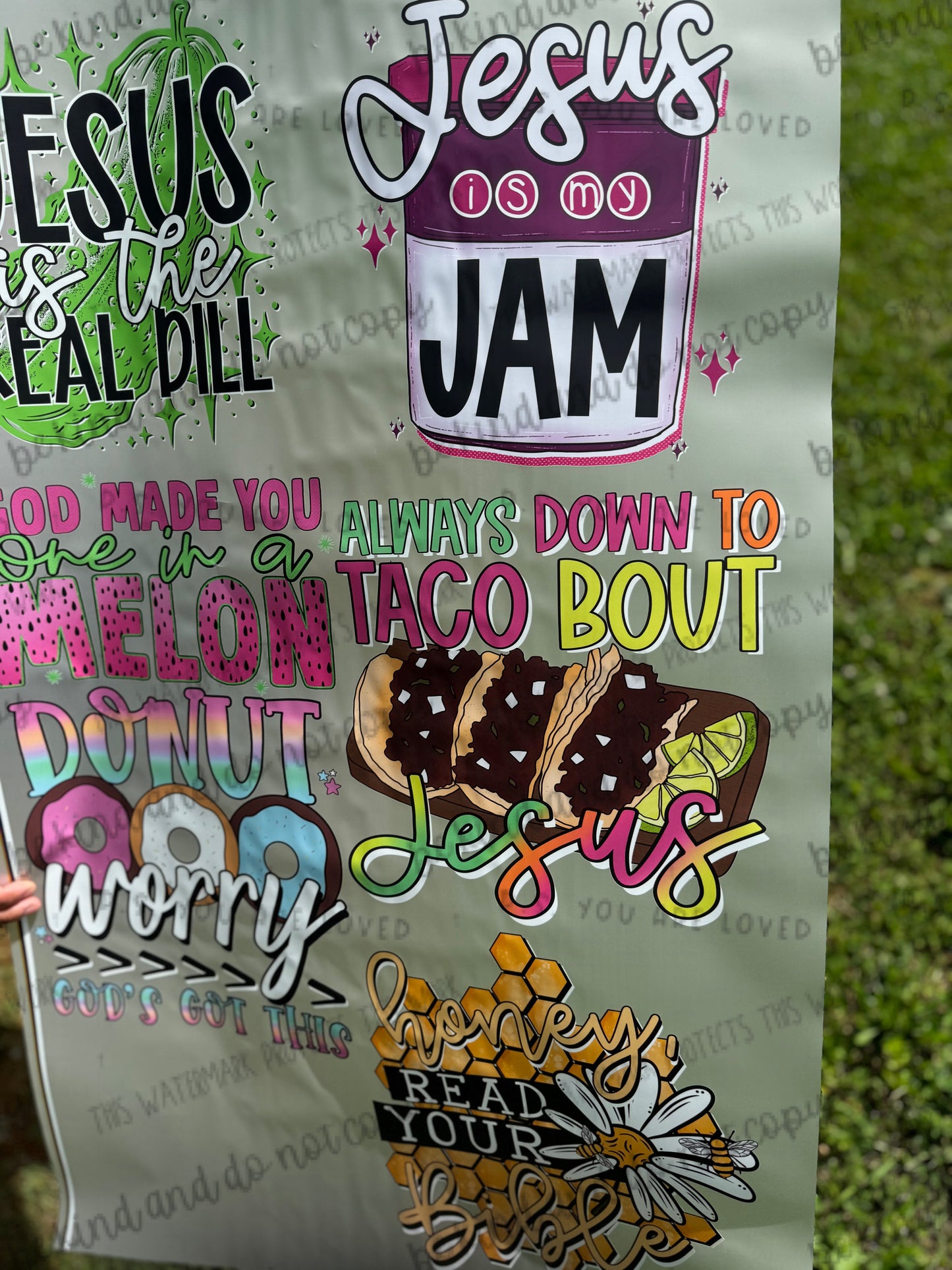 Food Pun- Gang sheet