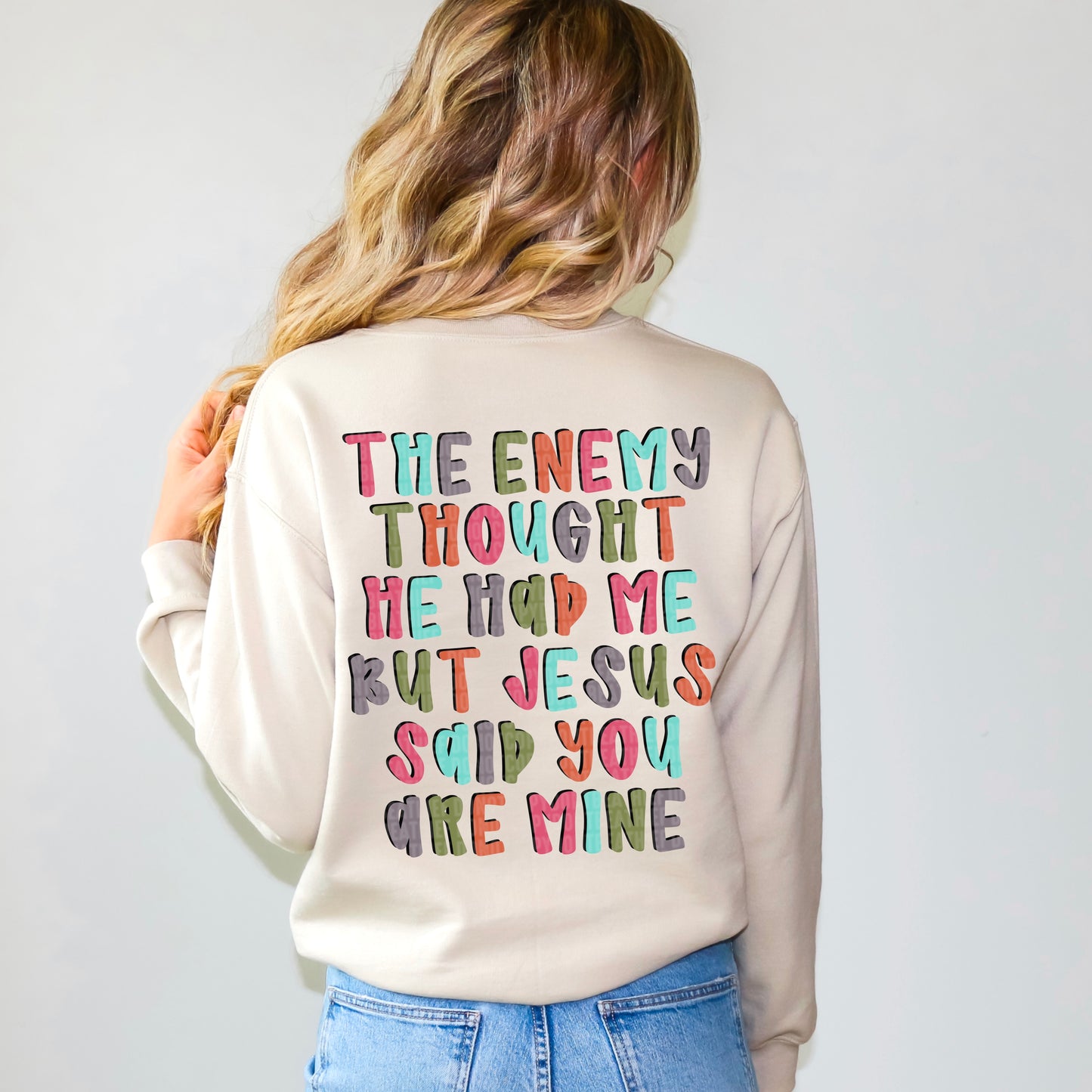 I belong to Jesus-The enemy thought he had me but Jesus said you are mine -SET- DTF TRANSFER