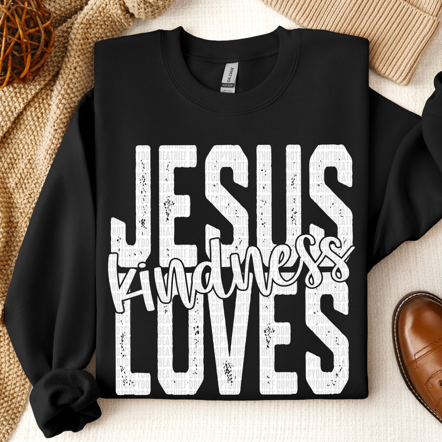 Jesus Loves Kindness- DTF Transfer