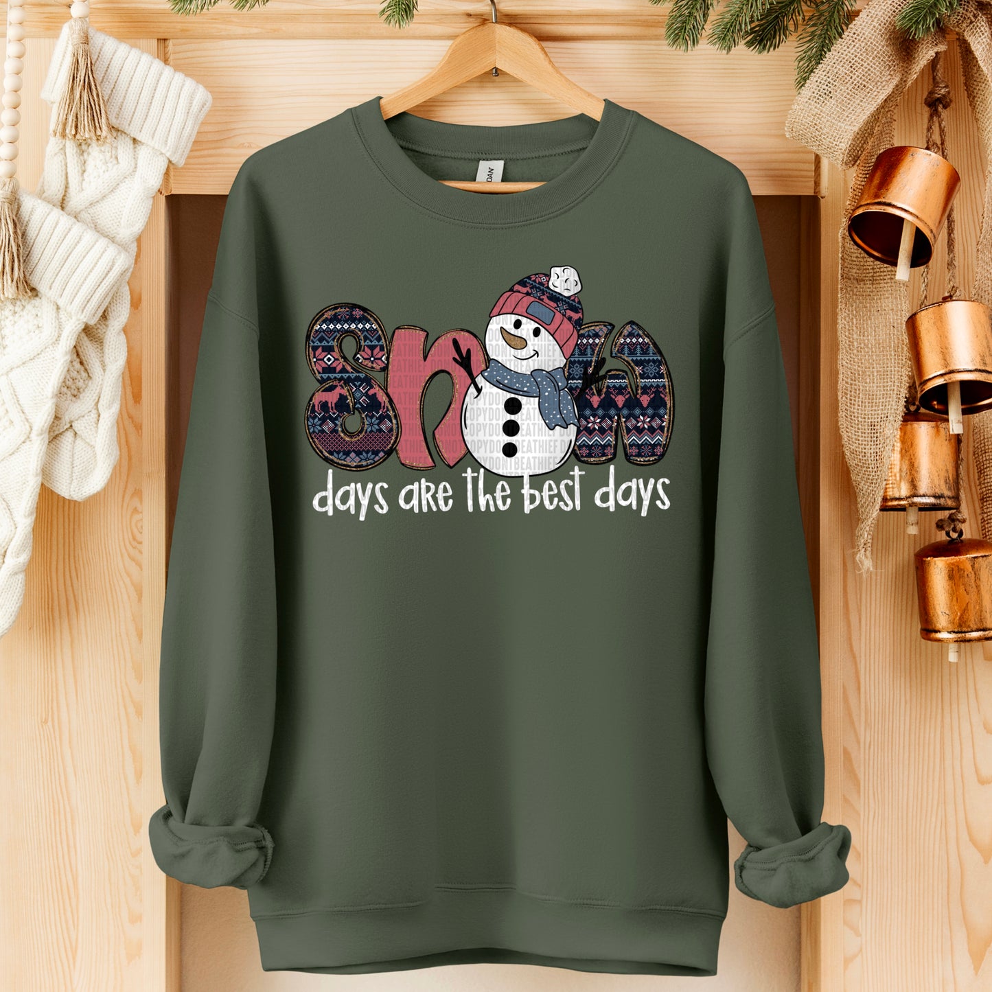Snow days are the best days- DTF Transfer