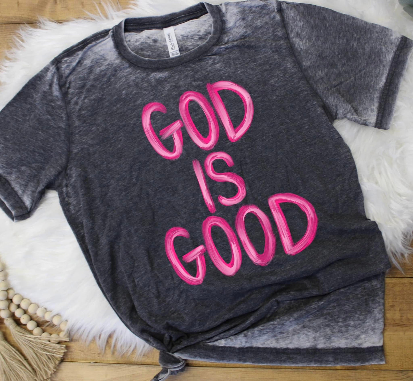 God is good HOT PINK Brush stroke- DTF Transfer