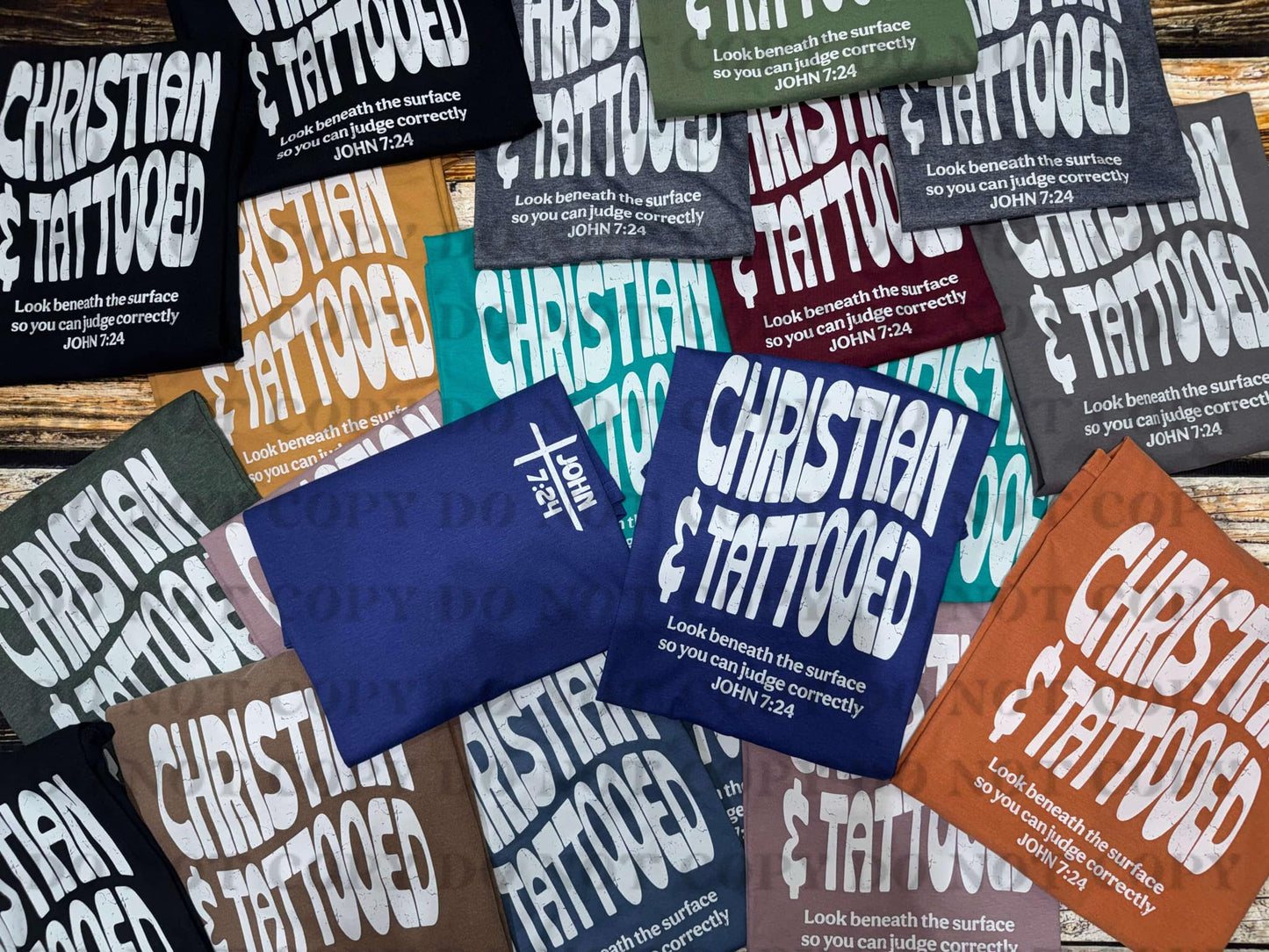 Christian & Tattooed-Mystery color & Brand-Completed