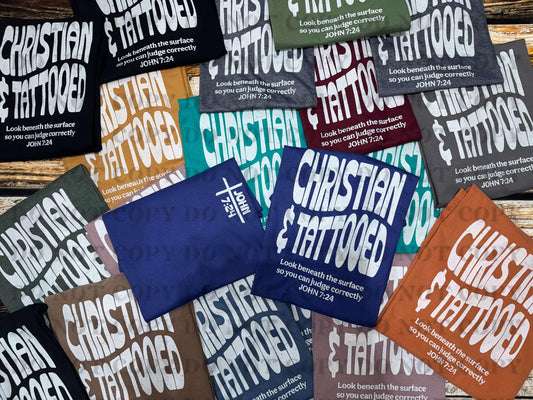 Christian & Tattooed-Mystery color & Brand-Completed