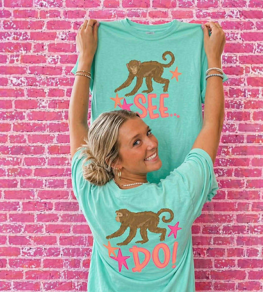 Monkey See Monkey Do-SET- DTF Transfer
