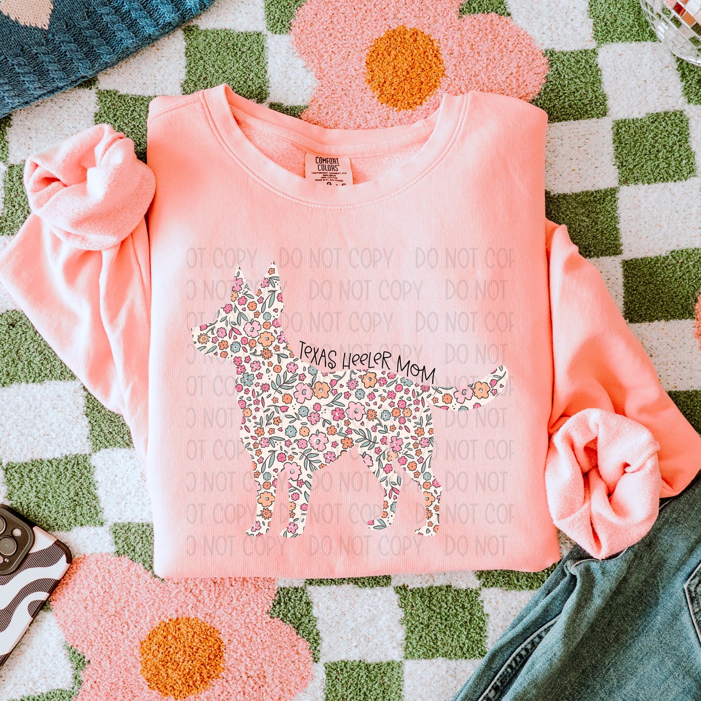 Dog Mom Floral- DTF Transfer