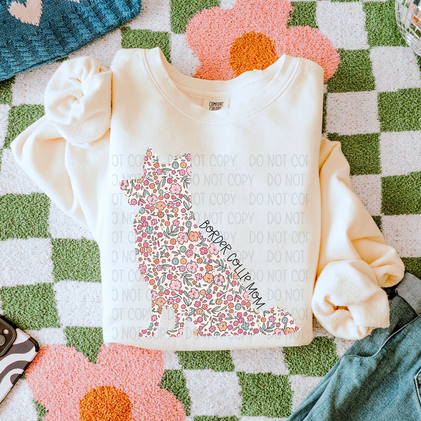 Dog Mom Floral- DTF Transfer