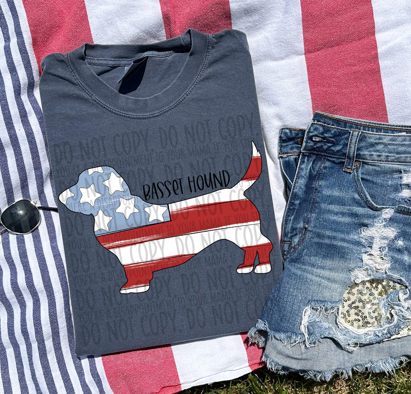 Patriotic Tee- Comfort Color