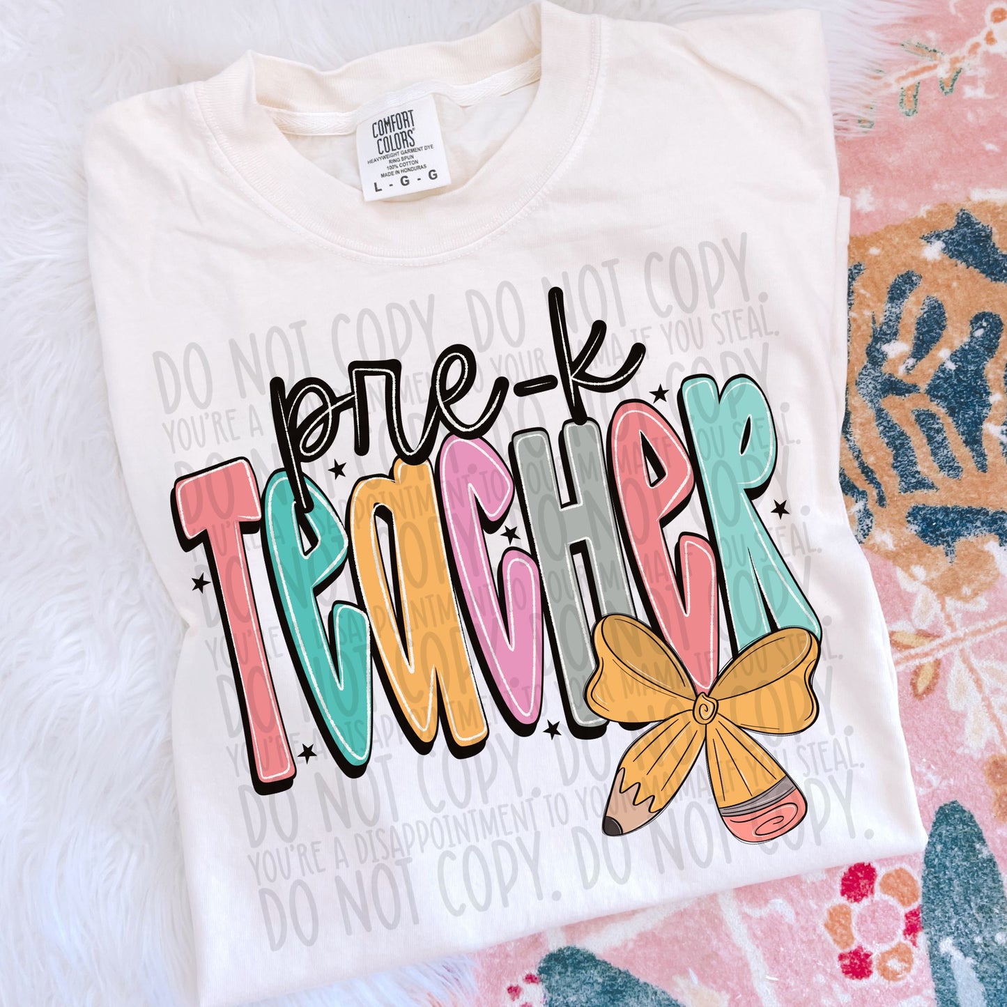 Doodle Pencil Teacher Collection - DTF Transfer