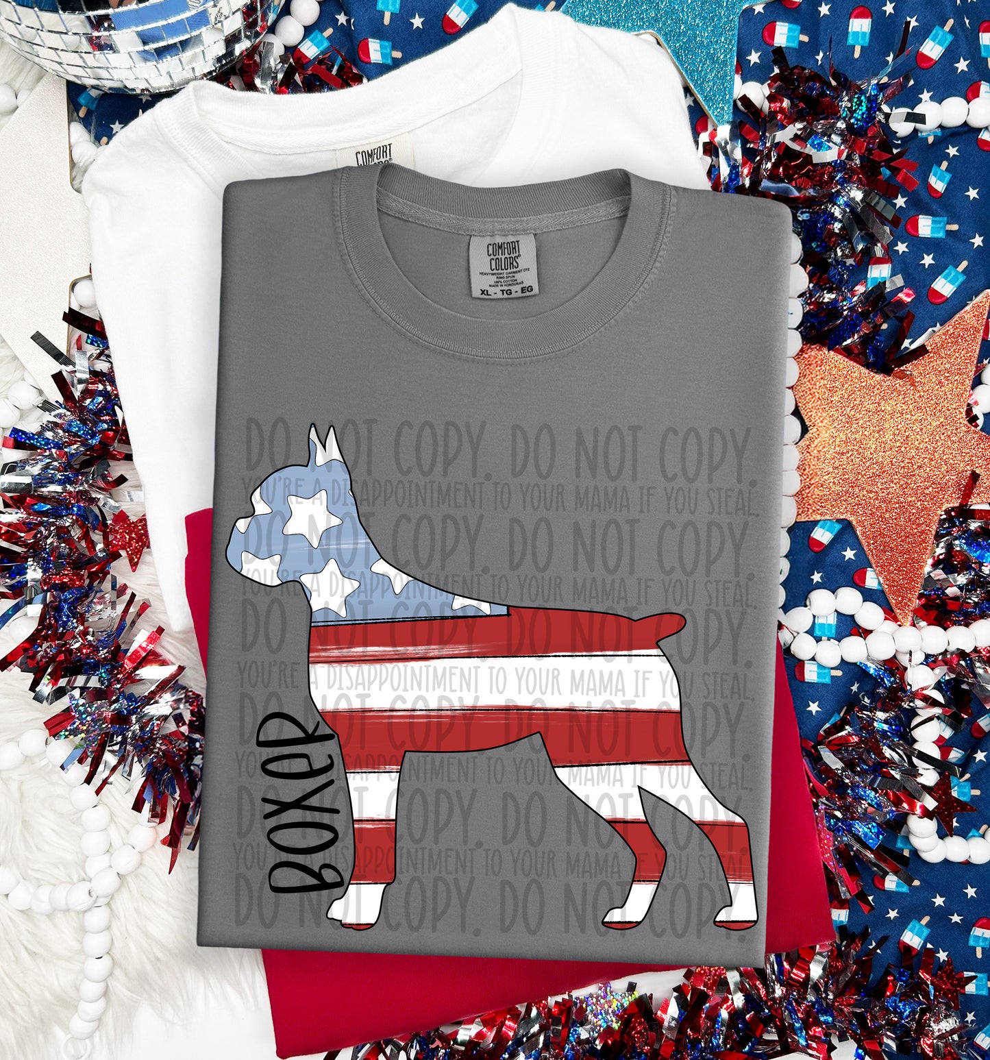 Patriotic Dogs - DTF Transfer