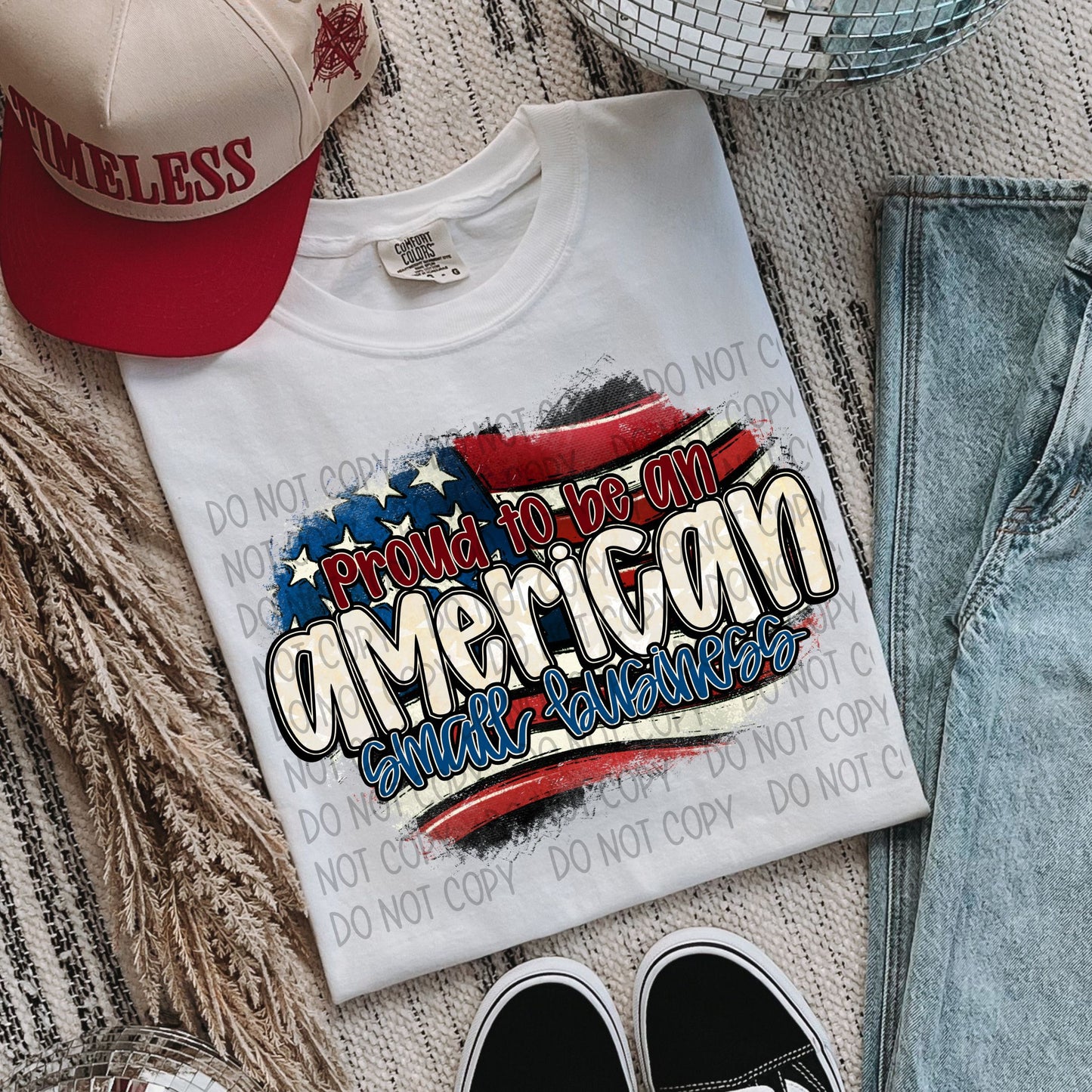 Proud to be an American small business- DTF Transfer