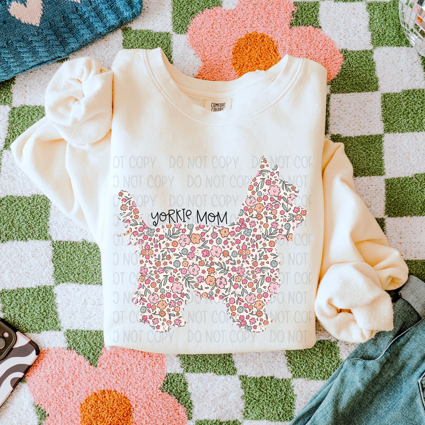 Dog Mom Floral- DTF Transfer