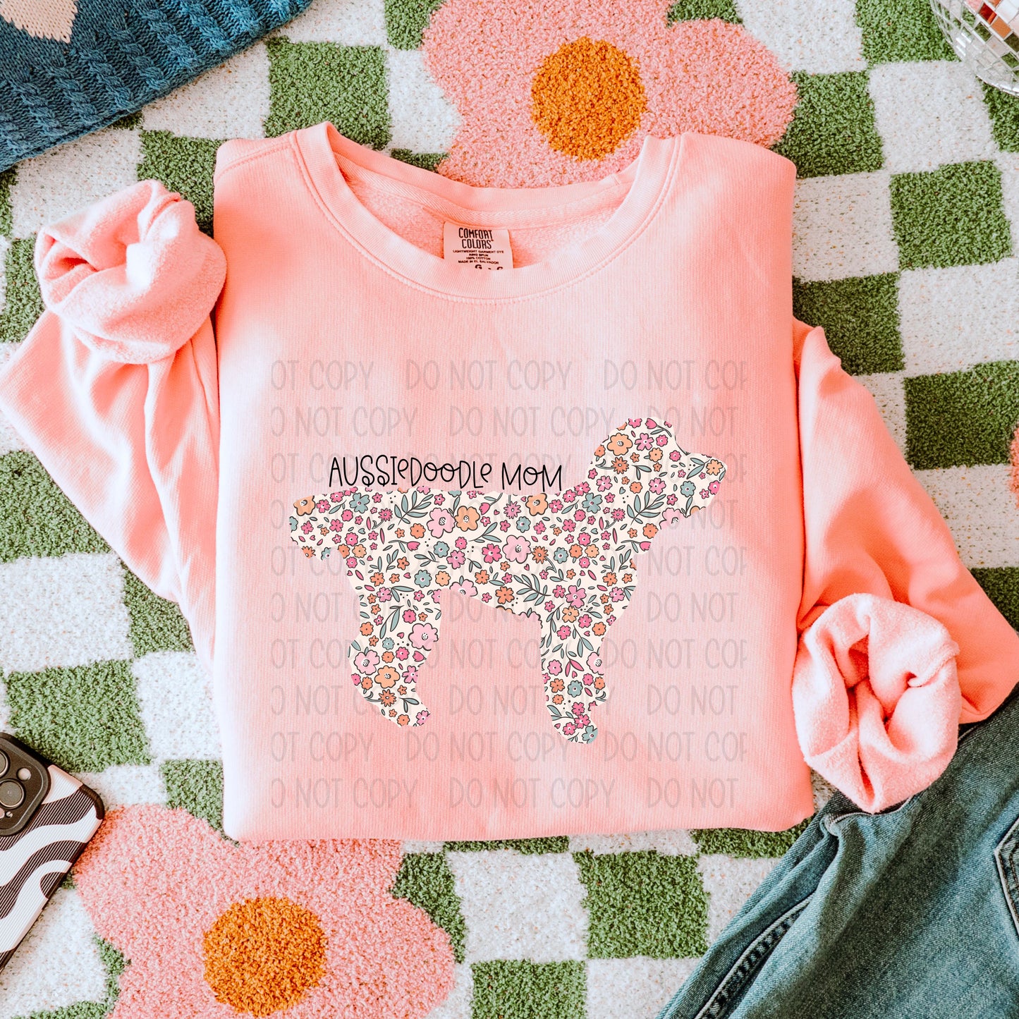 Dog Mom Floral- DTF Transfer