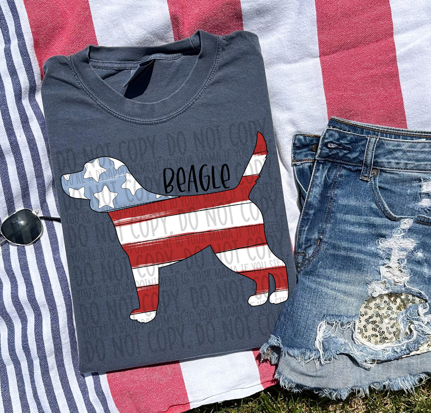 Patriotic Tee- Comfort Color