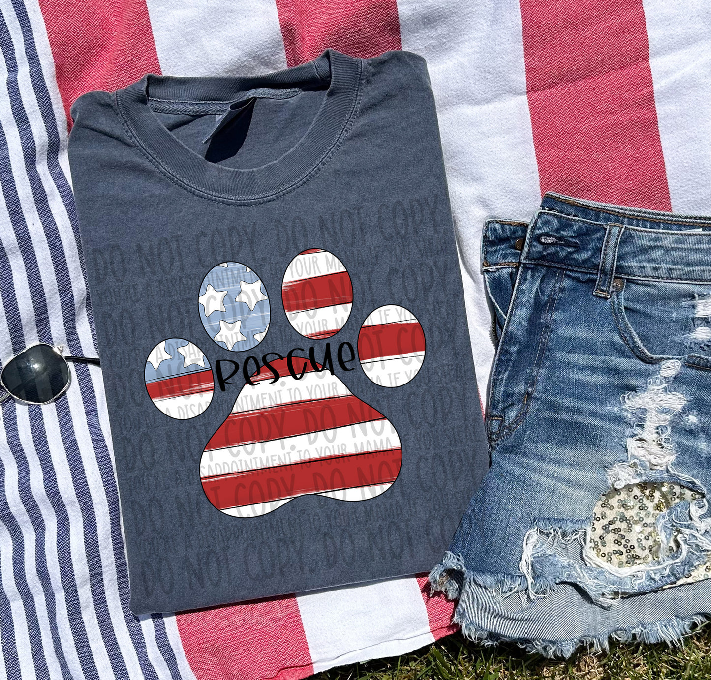 Patriotic Tee- Comfort Color
