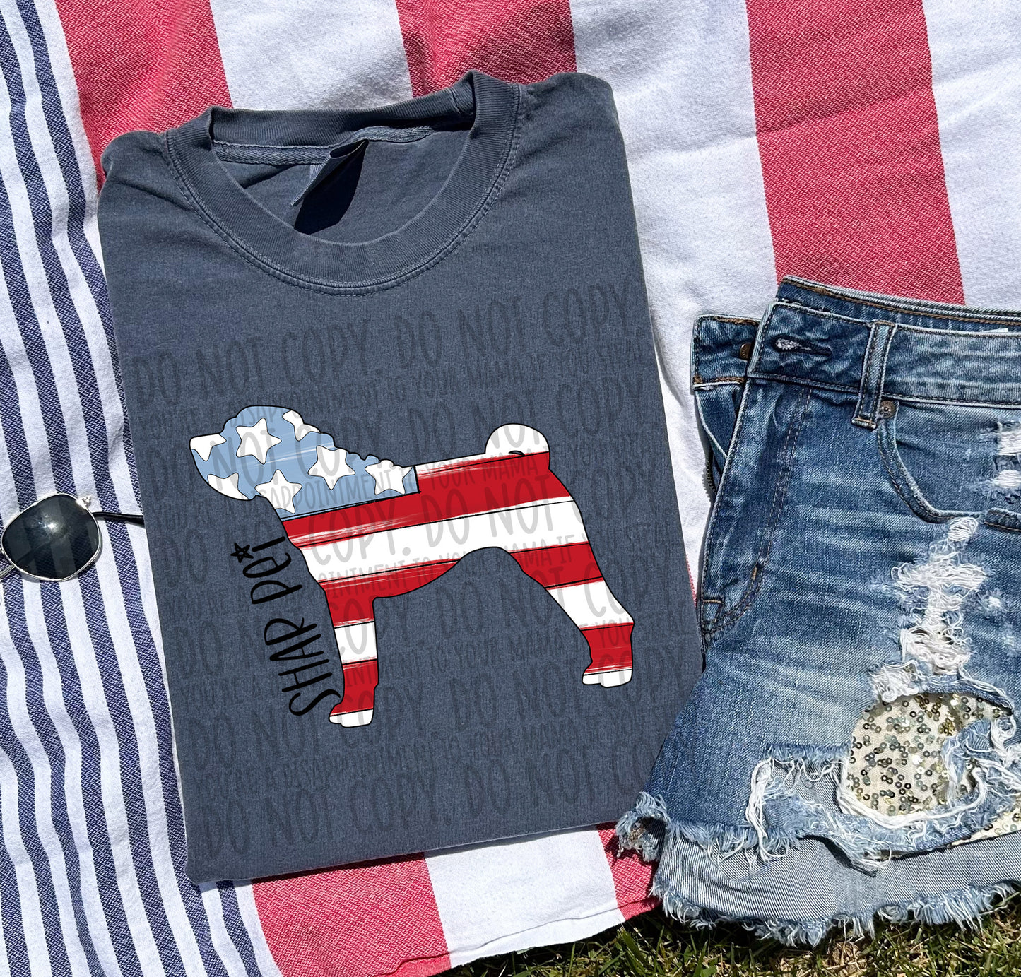 Patriotic Tee- Comfort Color