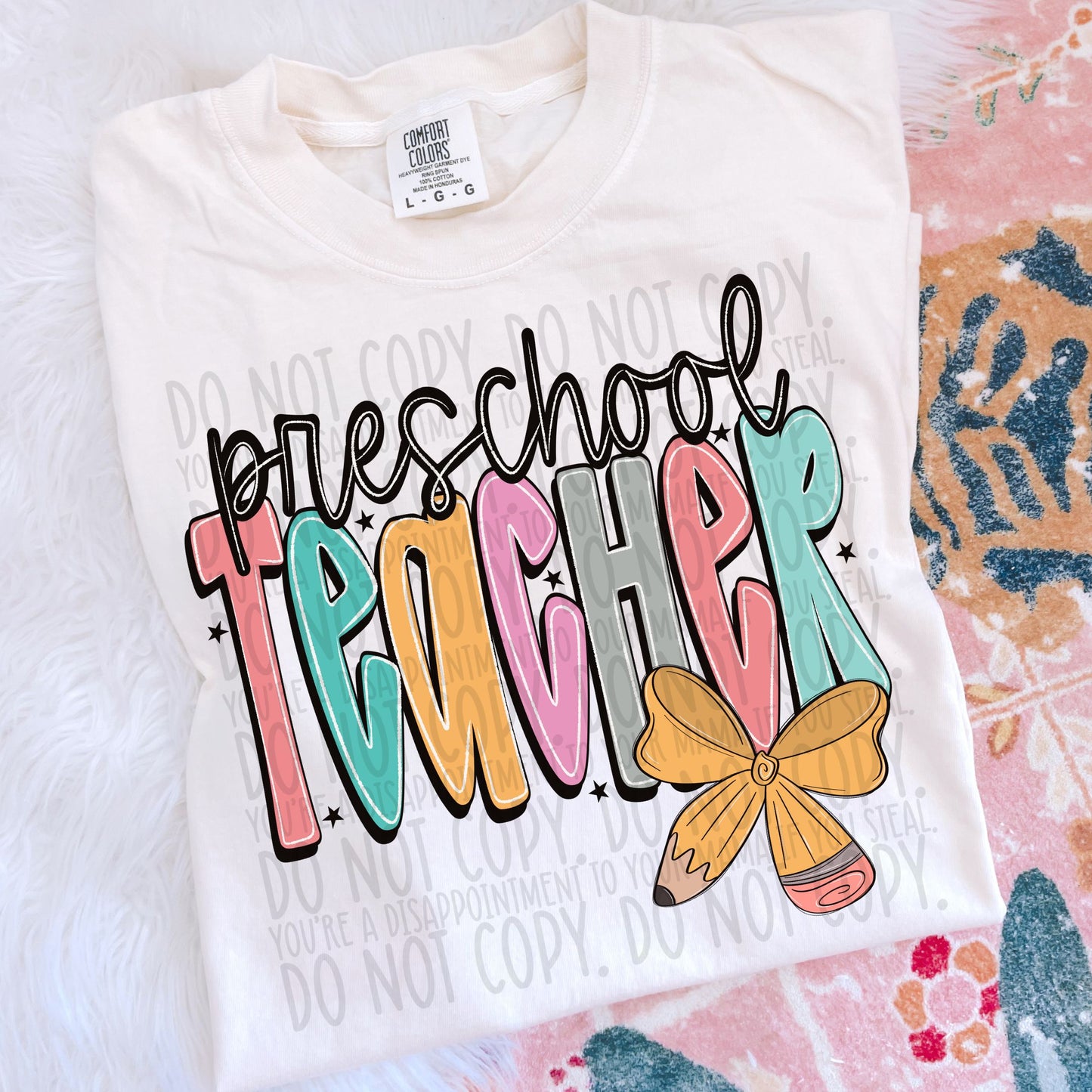 Doodle Pencil Teacher Collection - DTF Transfer
