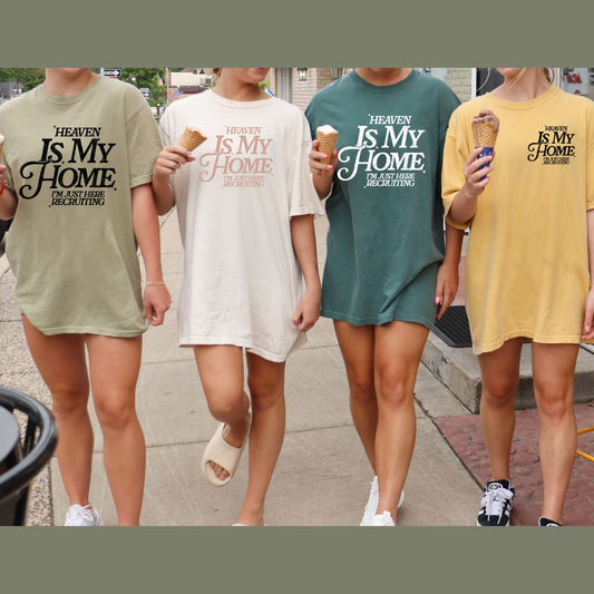 Heaven is my home I'm just here recruiting-DTF TRANSFER