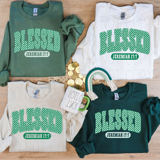 Blessed Jeremiah 17:7- DTF Transfer