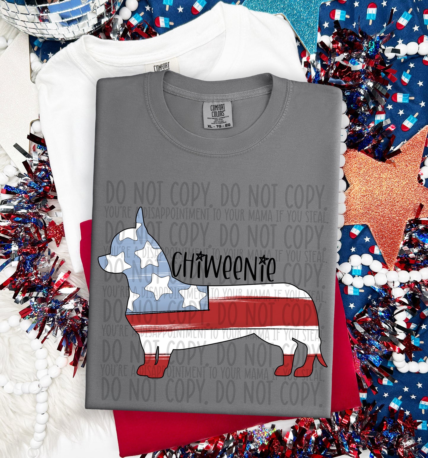 Patriotic Dogs - DTF Transfer