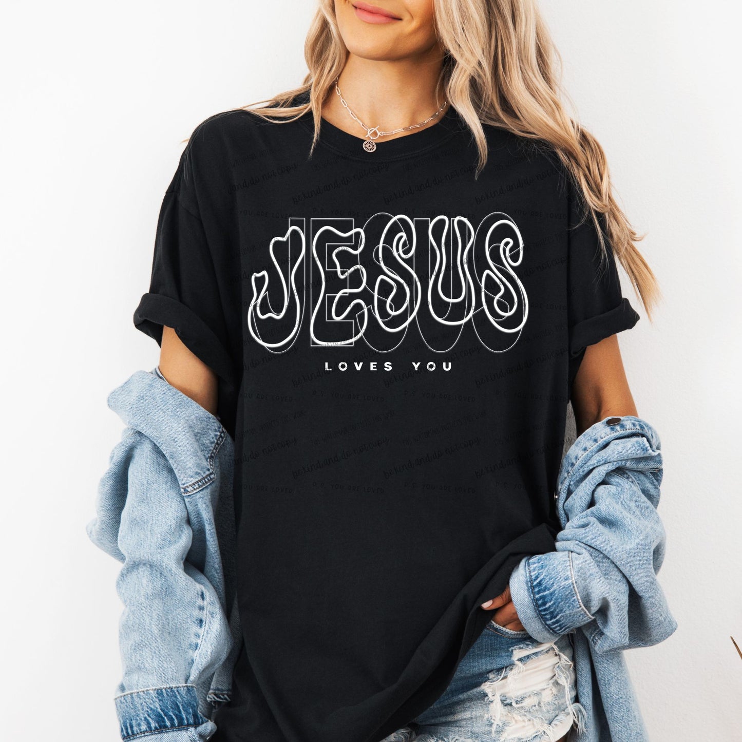 Jesus Loves you- DTF Transfer