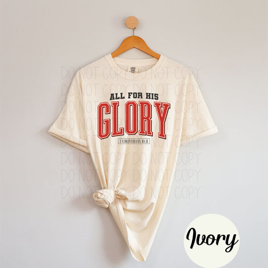 All for his Glory-DTF Transfer
