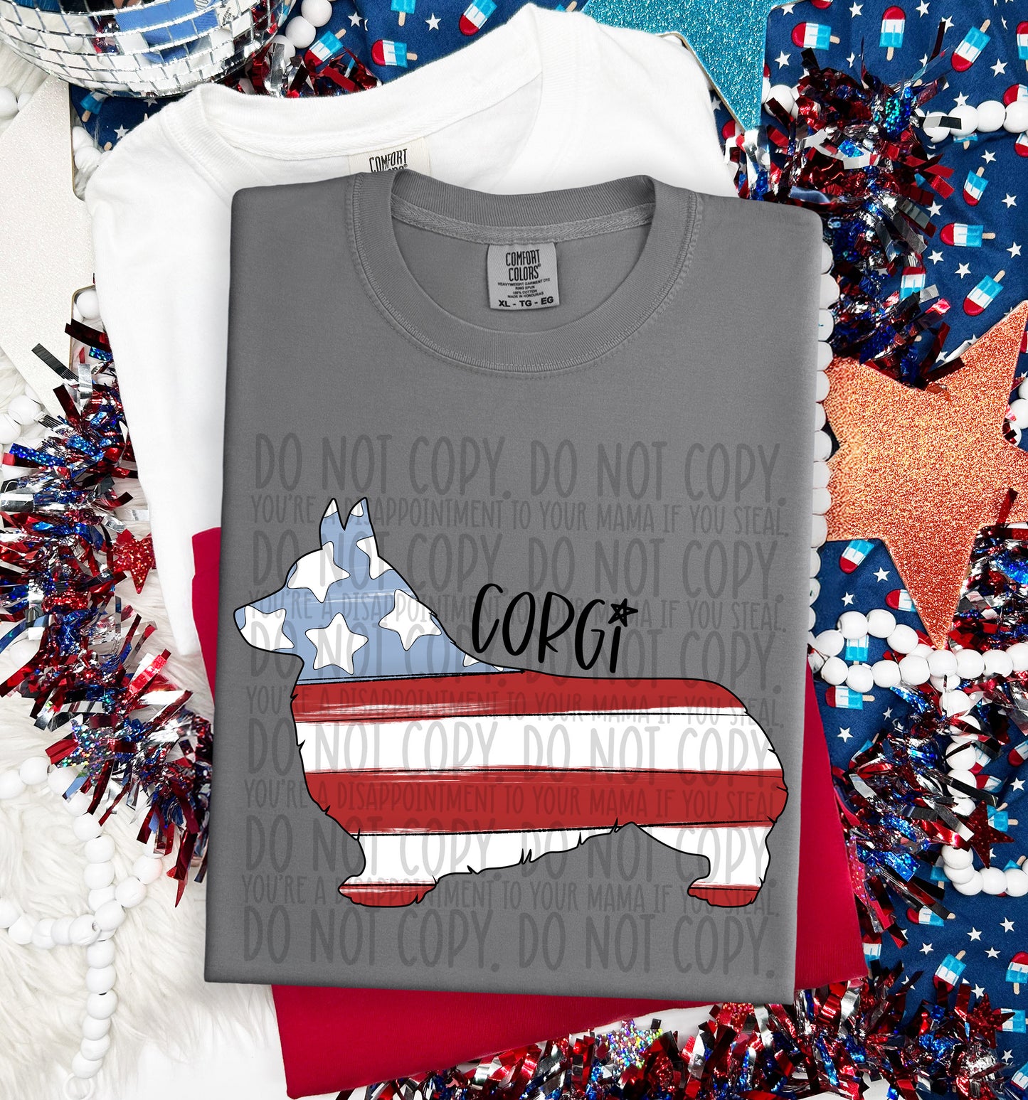 Patriotic Dogs - DTF Transfer