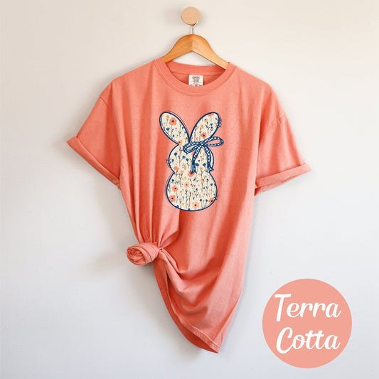 Floral Bunny Bow- DTF Transfer