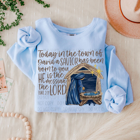 Today in the town of David a savior has been born to you He is the messiah the Lord-DTF Transfer