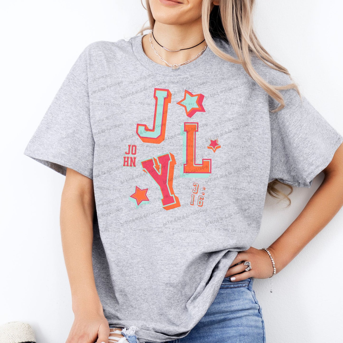 JLY John 3:16- DTF Transfer