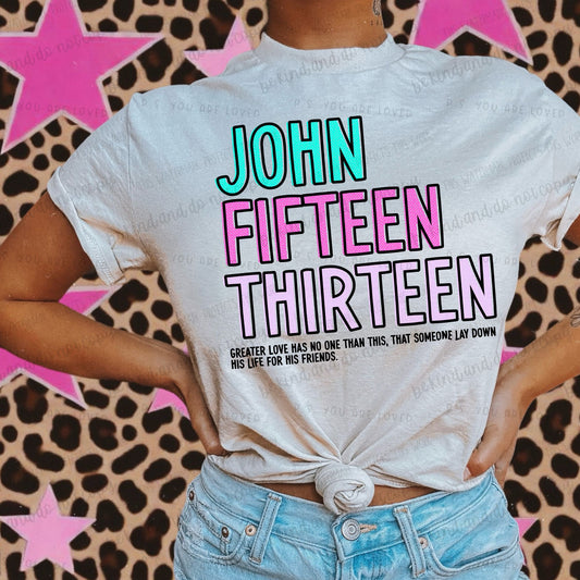 John 15:13-DTF Transfer