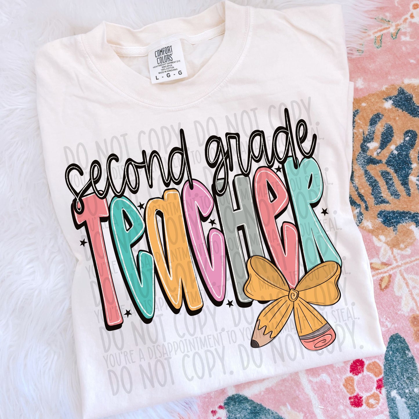 Doodle Pencil Teacher Collection - DTF Transfer