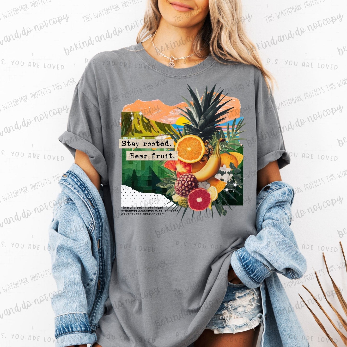 Stay rooted. Bear fruit.-DTF Transfer