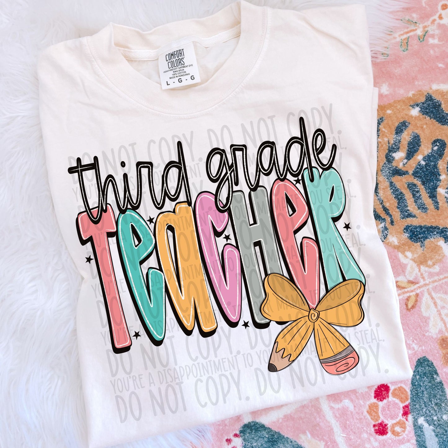 Doodle Pencil Teacher Collection - DTF Transfer