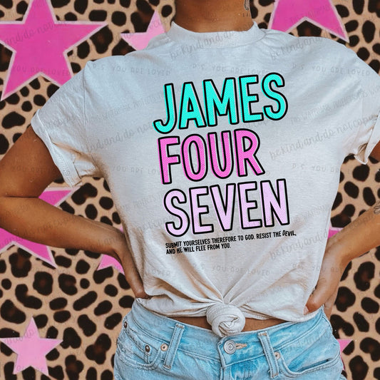 James 4:7-DTF Transfer