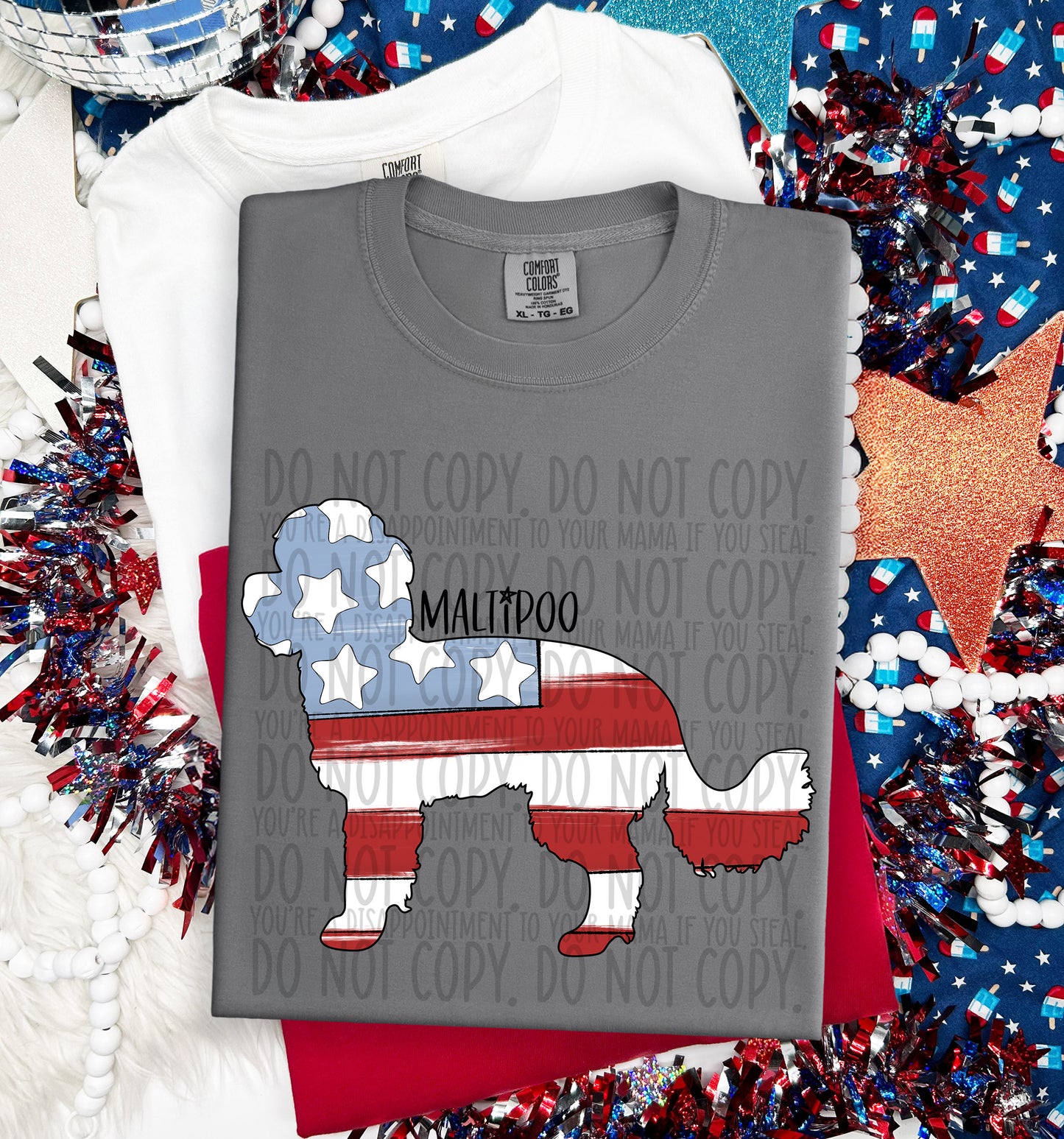 Patriotic Dogs - DTF Transfer