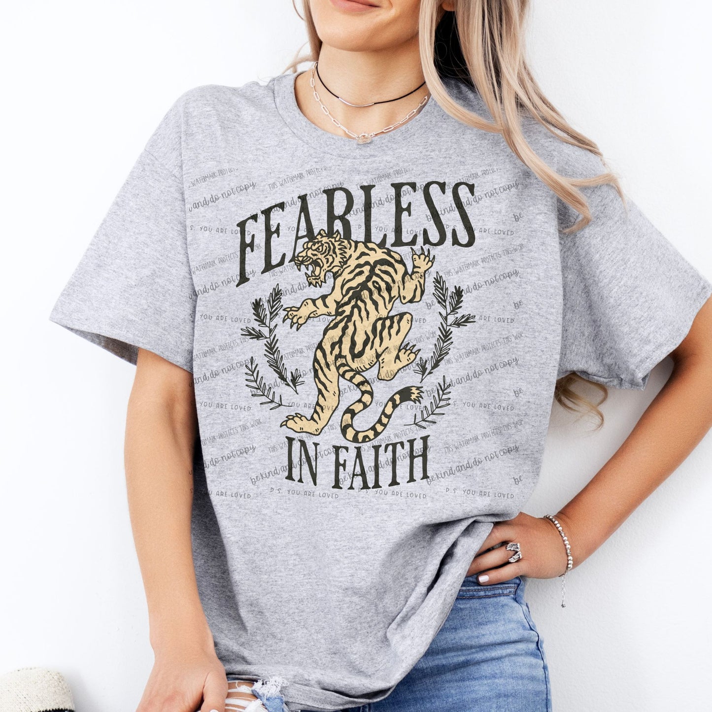 Fearless in Faith- DTF Transfer