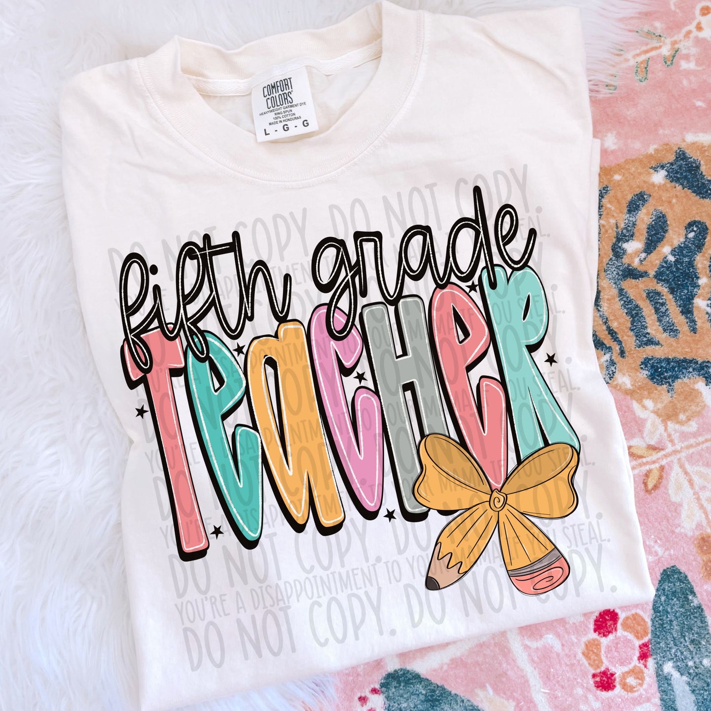 Doodle Pencil Teacher Collection - DTF Transfer