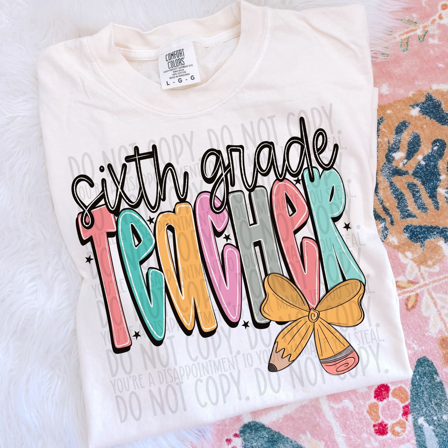 Doodle Pencil Teacher Collection - DTF Transfer
