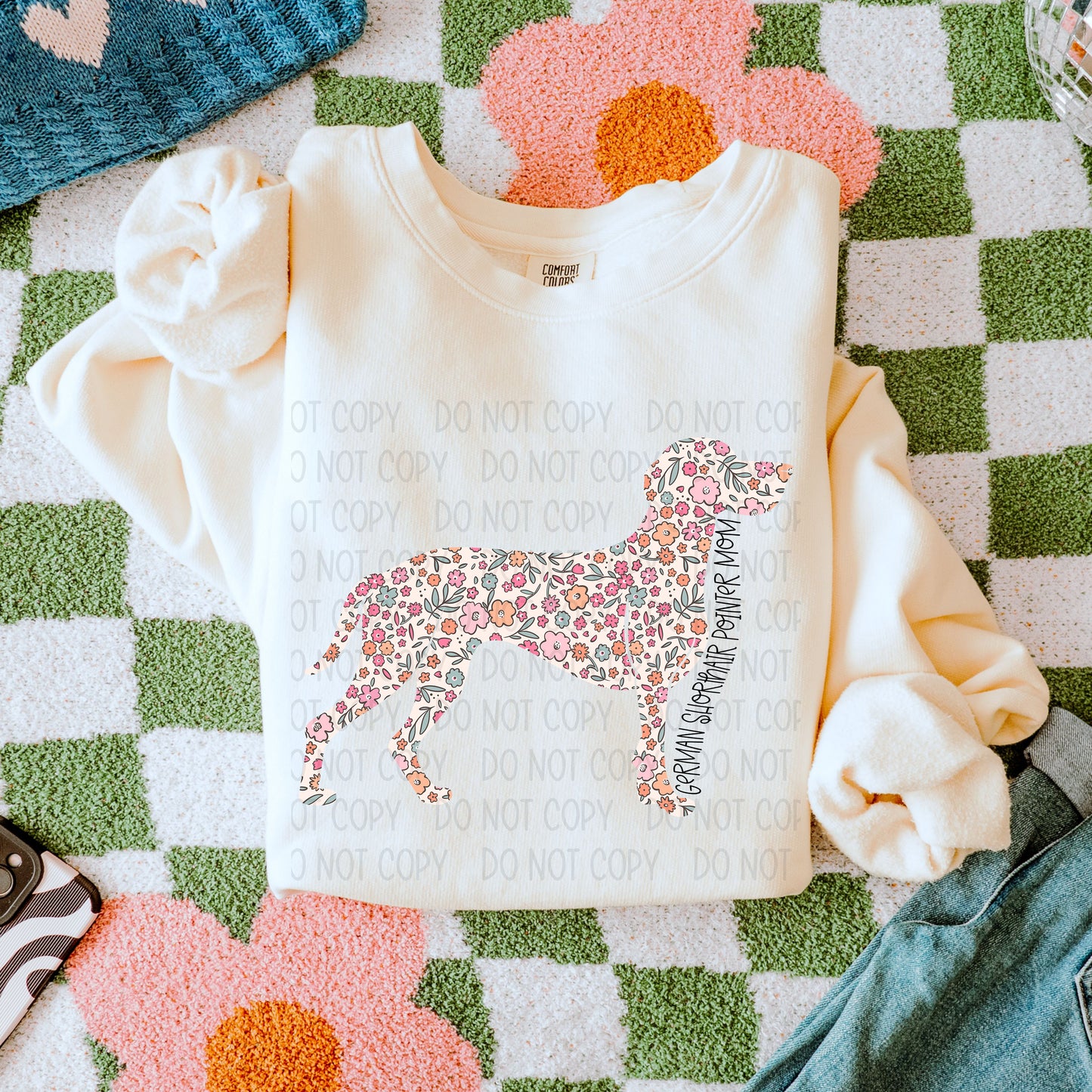 Dog Mom Floral- DTF Transfer