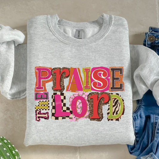 Praise The Lord patchwork- DTF Transfer