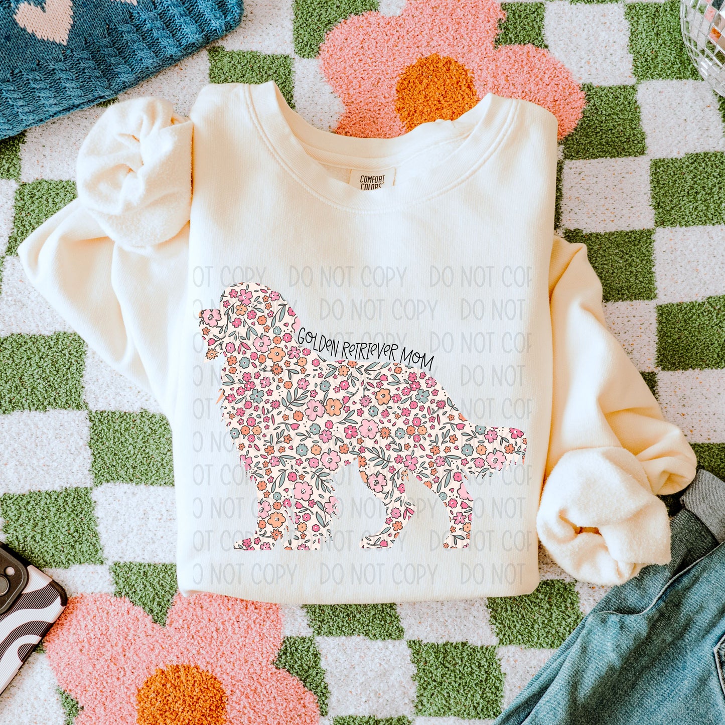 Dog Mom Floral- DTF Transfer