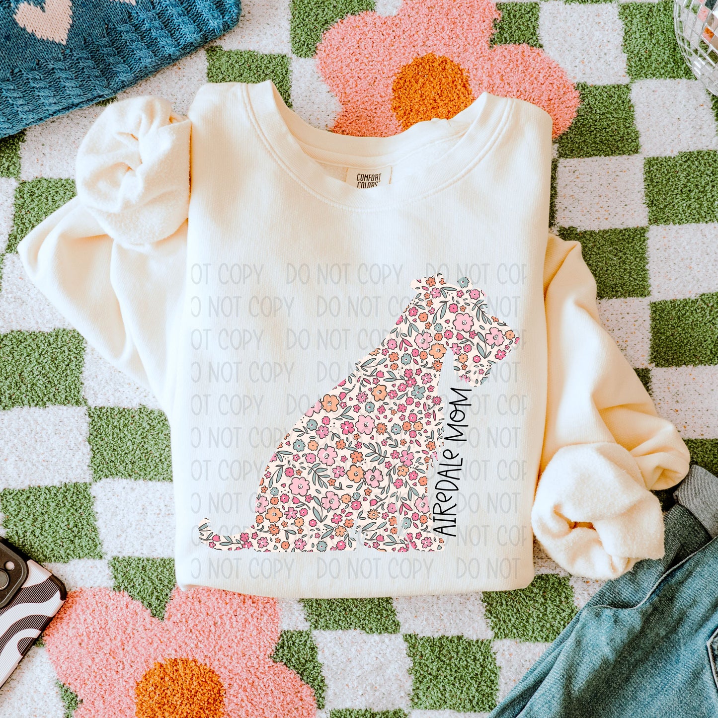 Dog Mom Floral- DTF Transfer