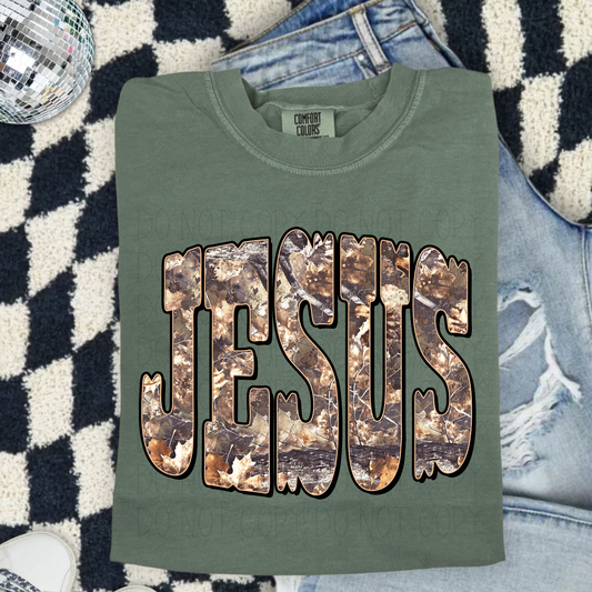 Jesus camo- DTF Transfer