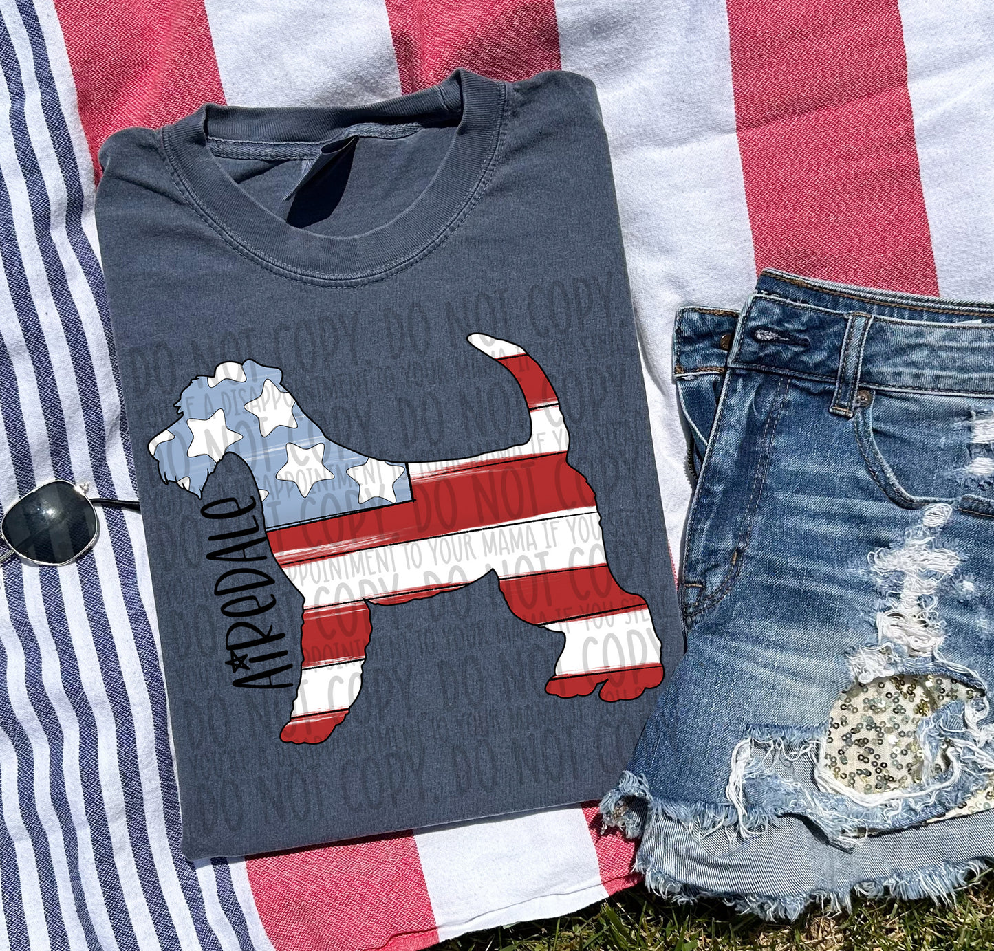 Patriotic Tee- Comfort Color