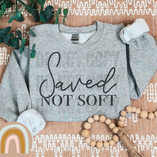 Saved not soft- DTF Transfer