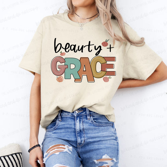 Beauty+Grace- completed tee